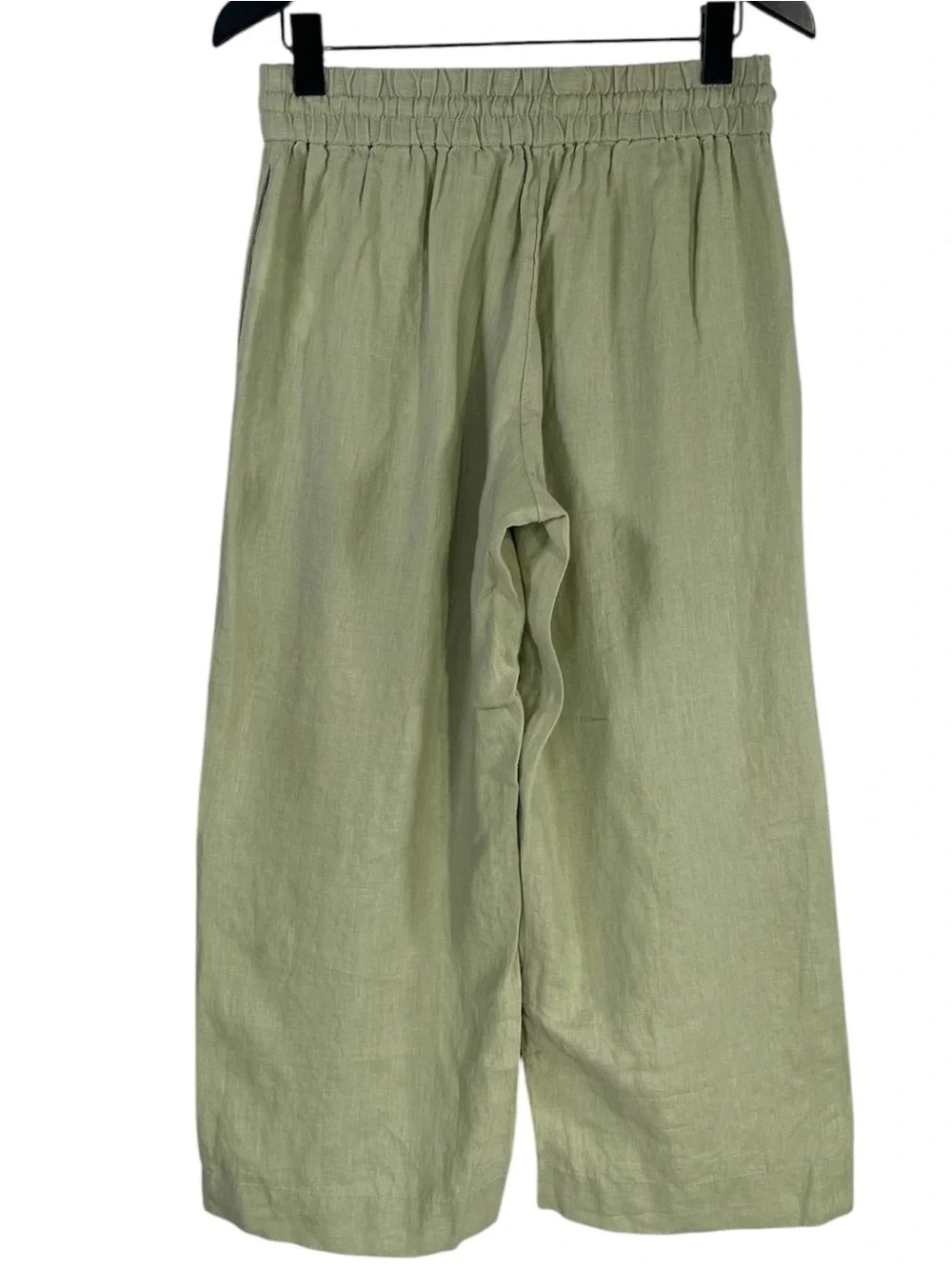 J.Crew Wide-leg seaside pant in linen Faded Pistachio Size XS
